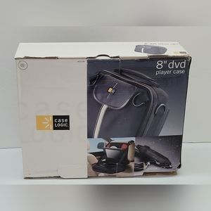 New 2007 CASE LOGIC 8” DVD Player Case W/Bonus Charger Back Seat Mount Open Box.